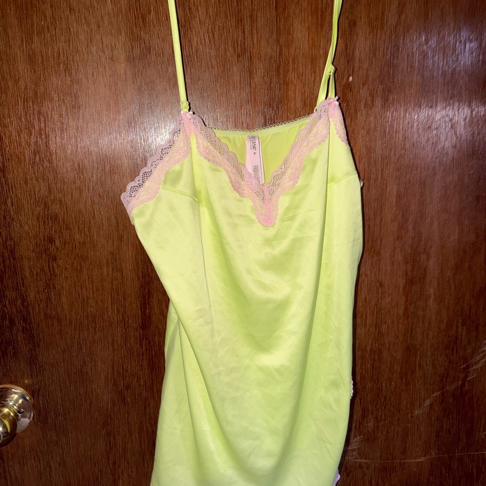 NWT Victorias Secret Tease Citron Glow Slip Dress - Picture 3 of 8